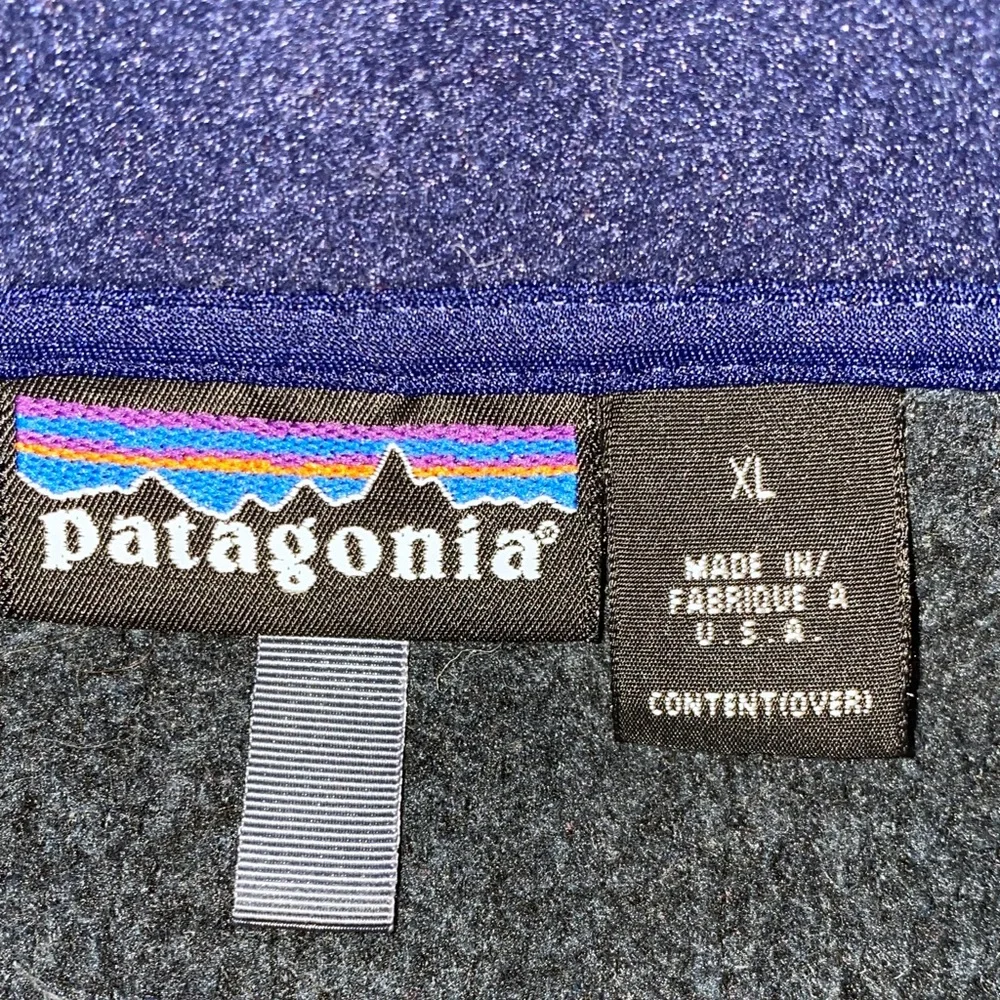 Vintage 2001 Patagonia Black Fleece Vest Made in USA Size XL - Picture 10 of 16